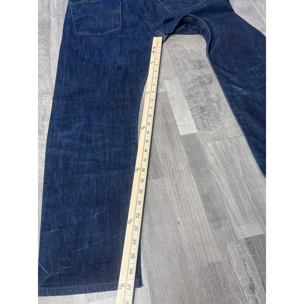 Levi’s 513 Slim Straight Jeans Mens W36 L30 Dark Wash Denim Classic Fit